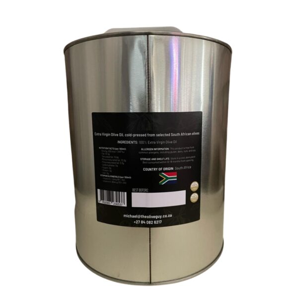 5L Tin Extra Virgin Olive Oil - Image 2